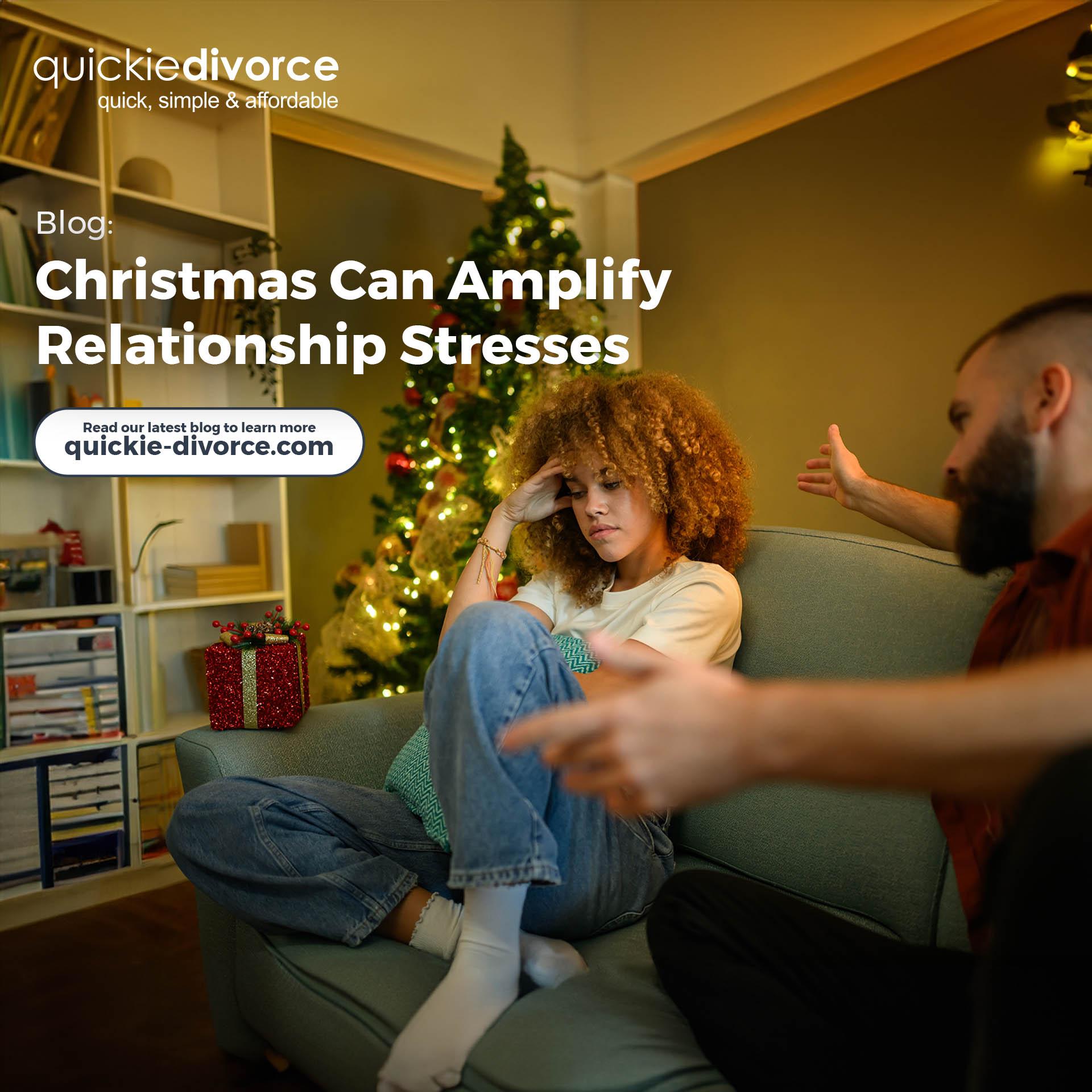 Christmas Can Amplify Relationship Stresses